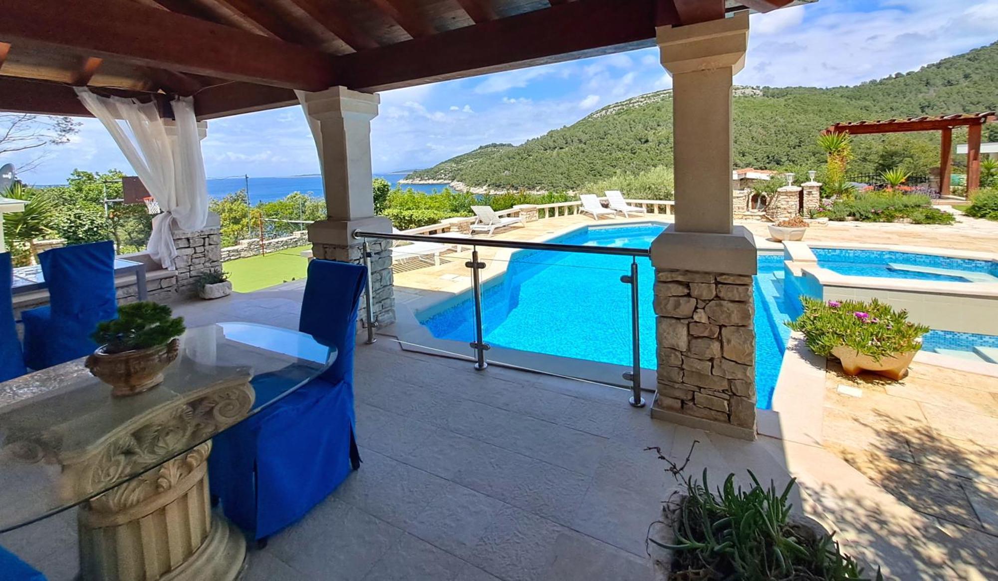Villa Stone House Poplat Vela Luka Extérieur photo