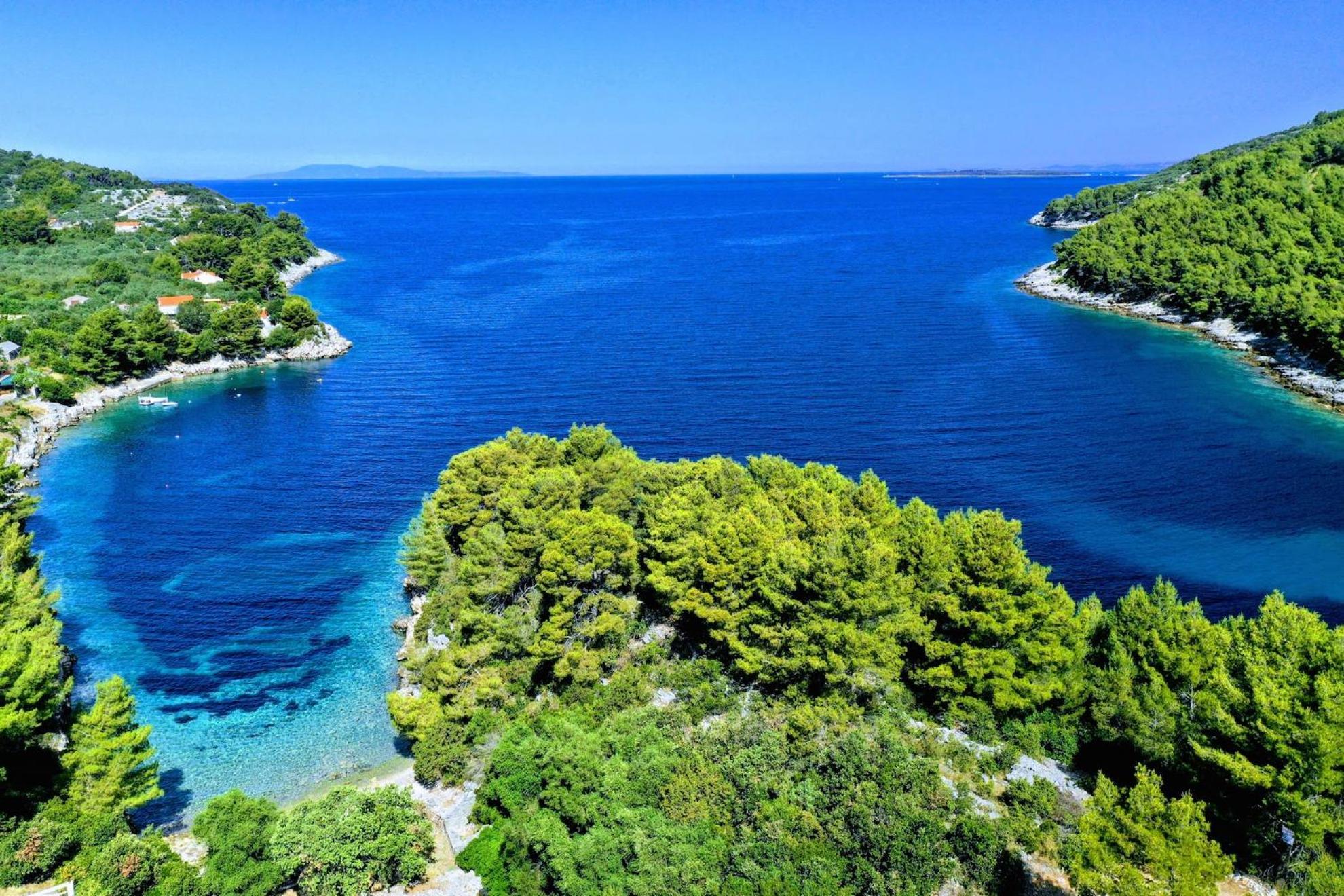 Villa Stone House Poplat Vela Luka Extérieur photo