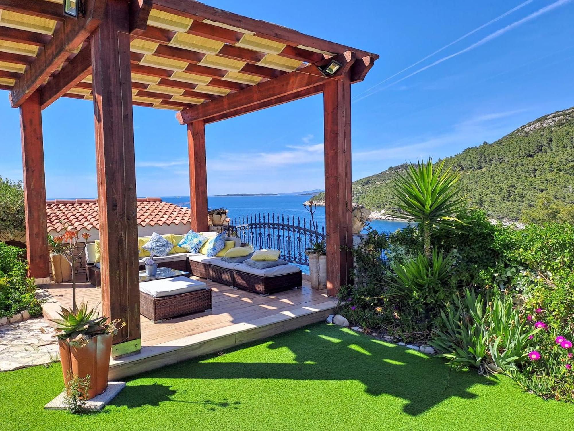 Villa Stone House Poplat Vela Luka Extérieur photo