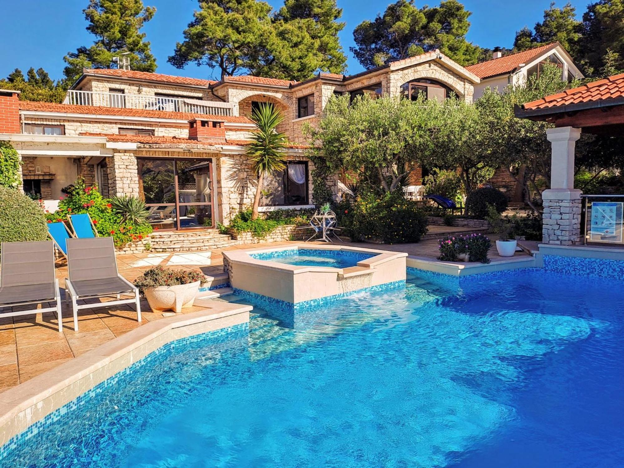Villa Stone House Poplat Vela Luka Extérieur photo