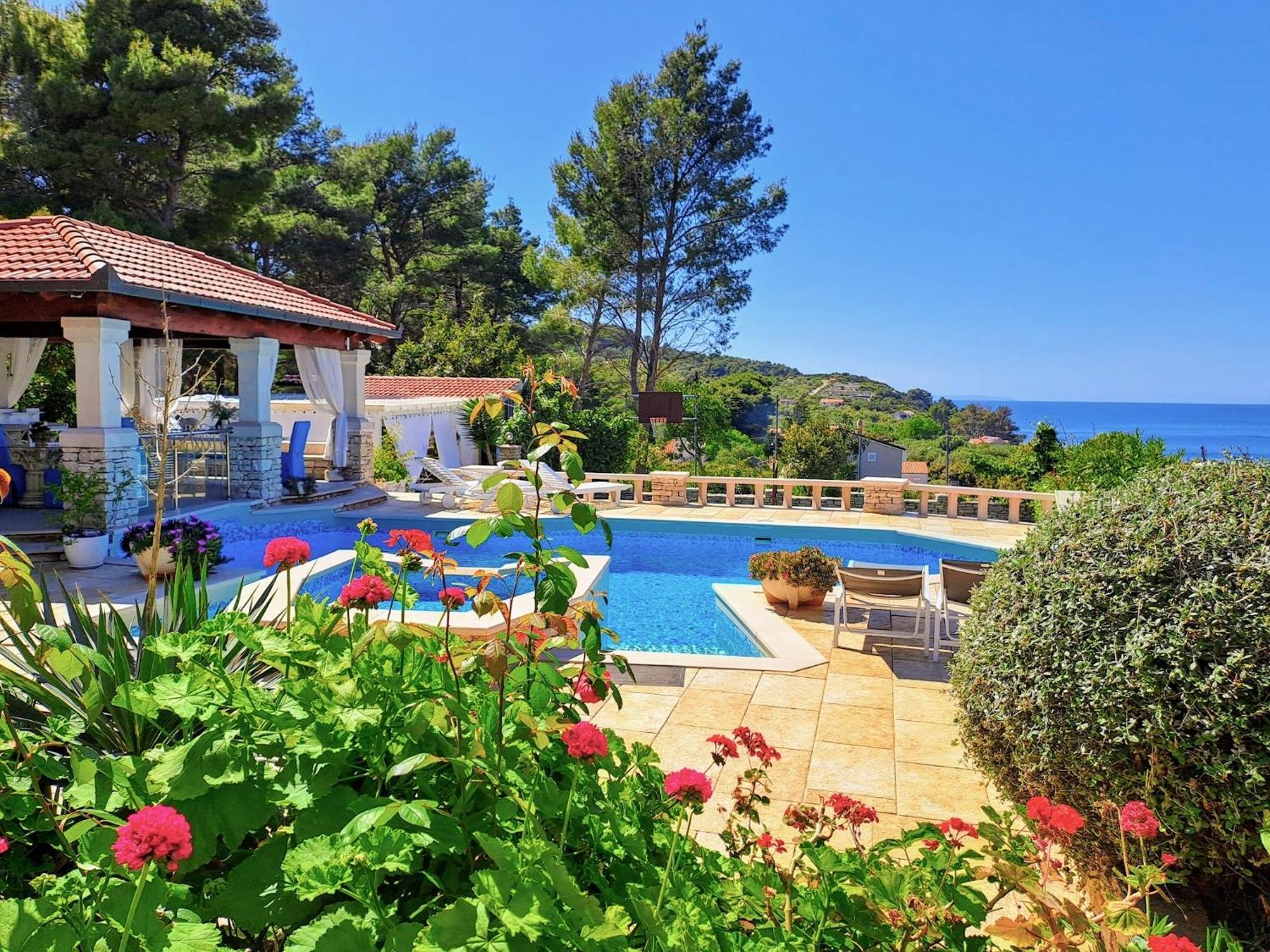 Villa Stone House Poplat Vela Luka Extérieur photo