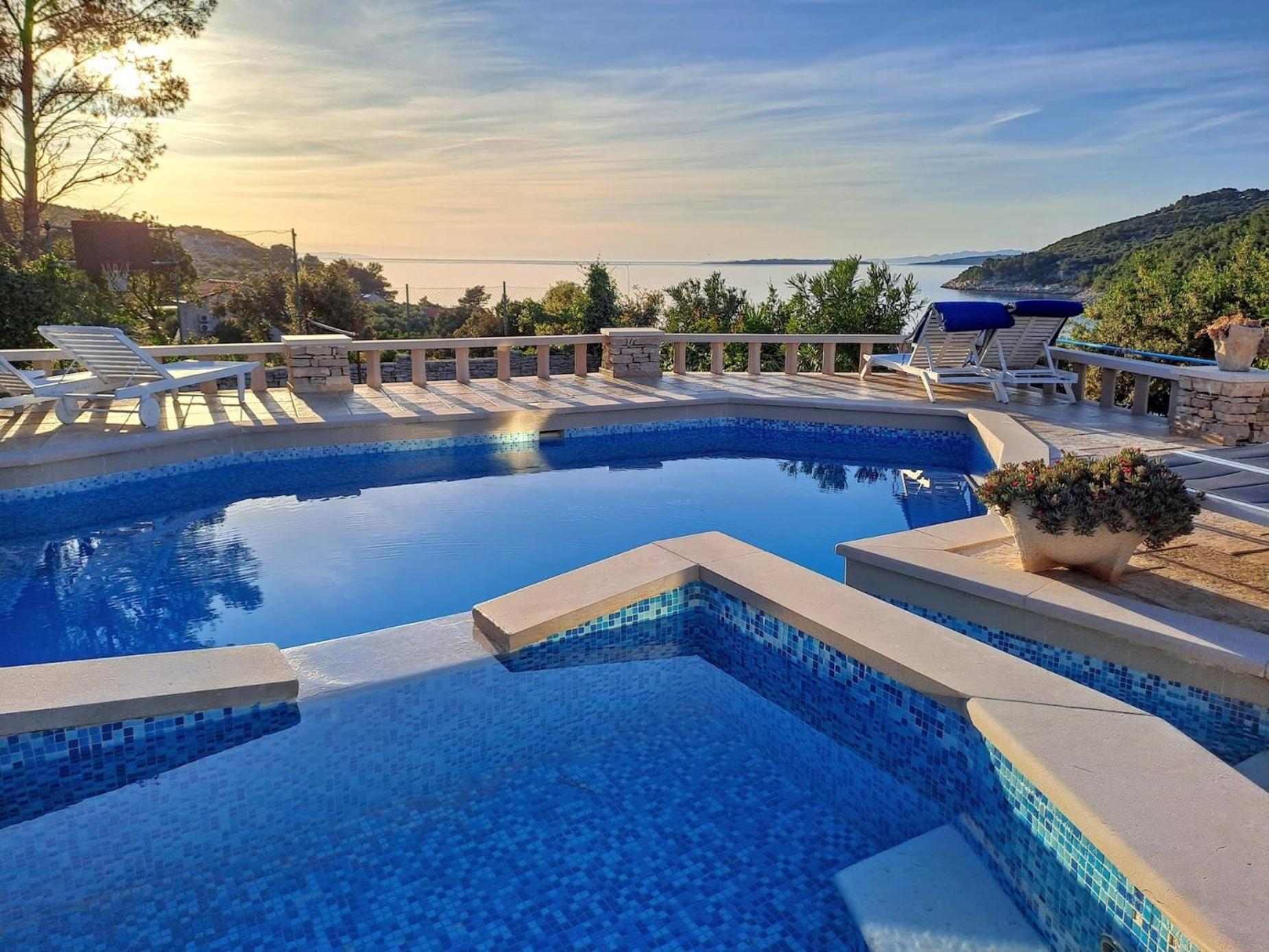 Villa Stone House Poplat Vela Luka Extérieur photo