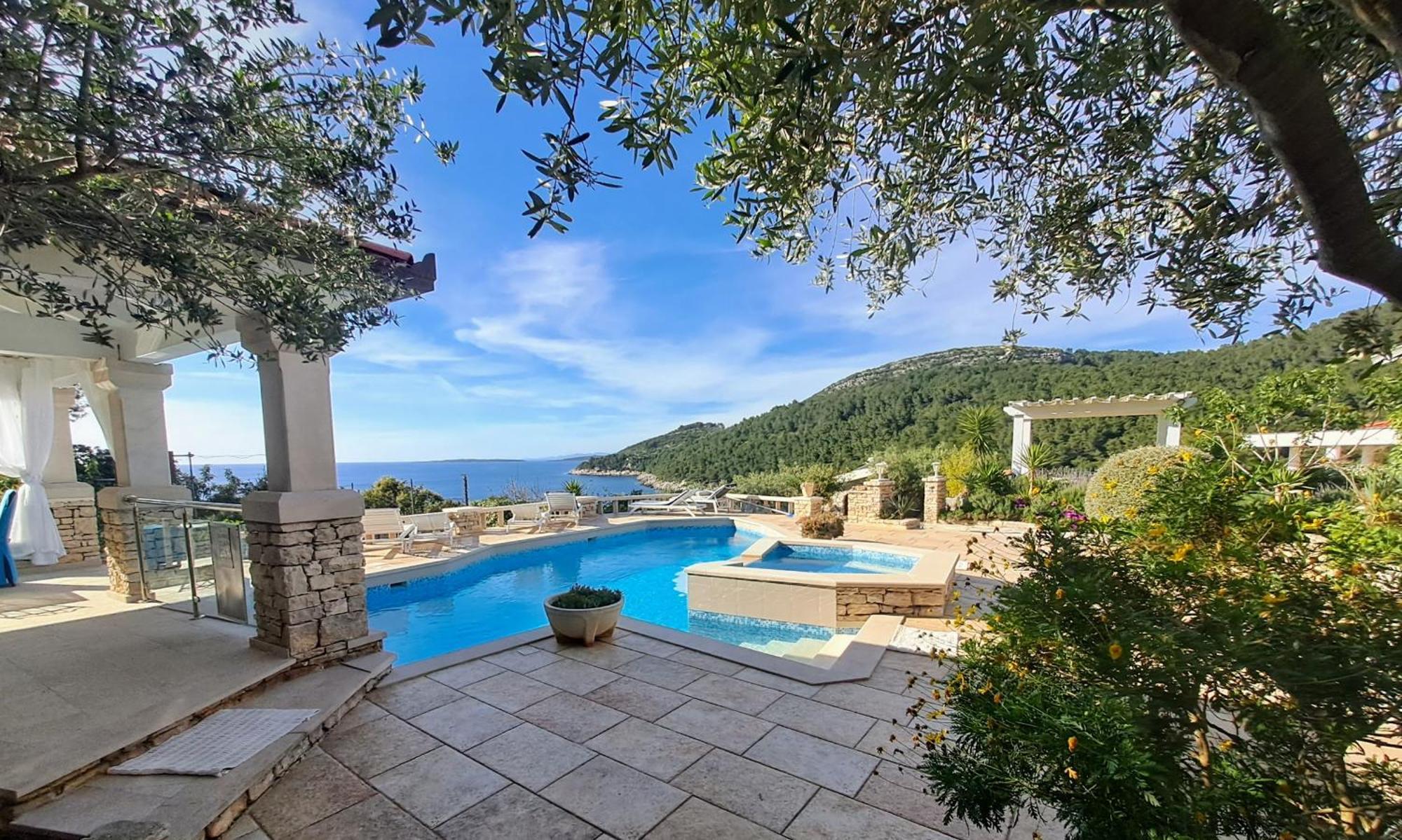 Villa Stone House Poplat Vela Luka Extérieur photo