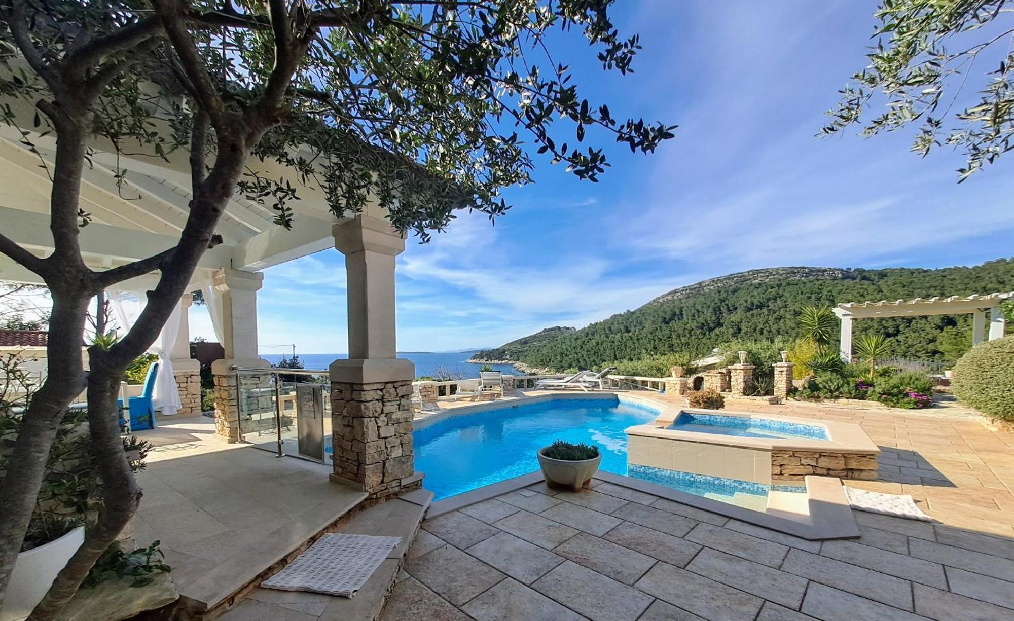 Villa Stone House Poplat Vela Luka Extérieur photo